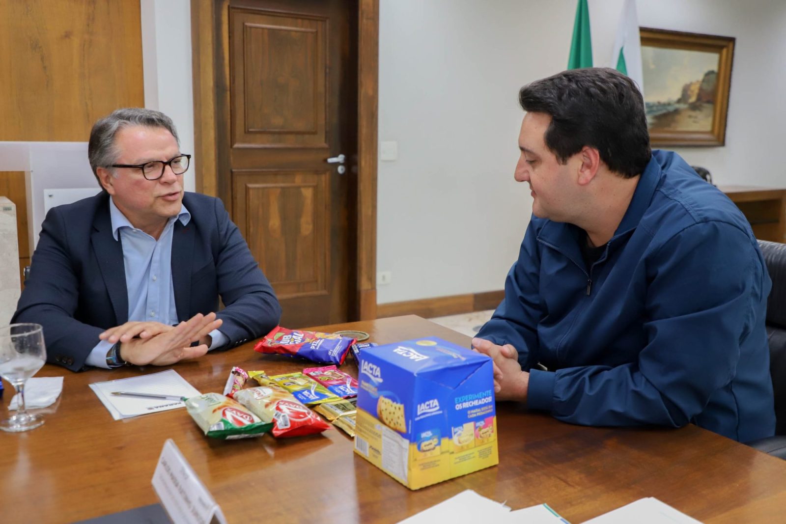Governador recebe visita do CEO da Mondelēz, que tem em Curitiba a sua maior fábrica