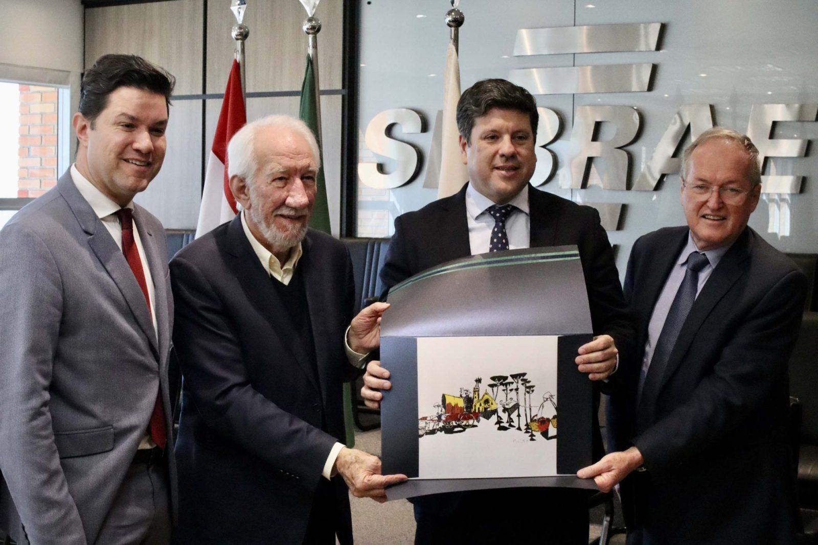 Piana apresenta projetos do Paraná ao novo ministro da Indústria do Paraguai