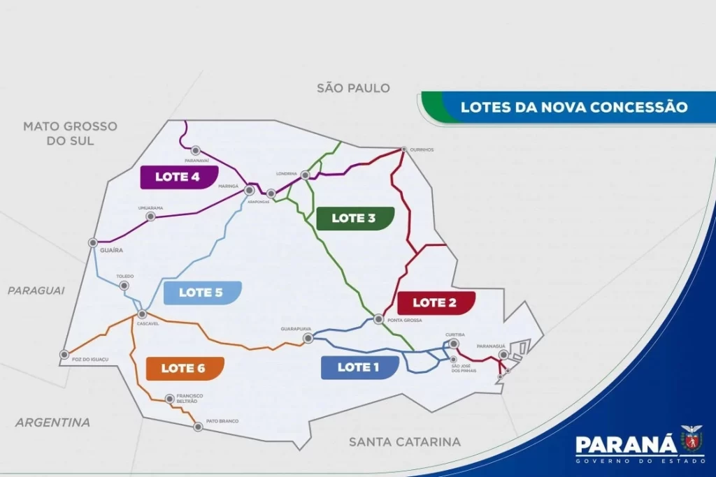 Pedágio no Paraná: lote 2 prevê melhorias na BR-277 sentido litoral