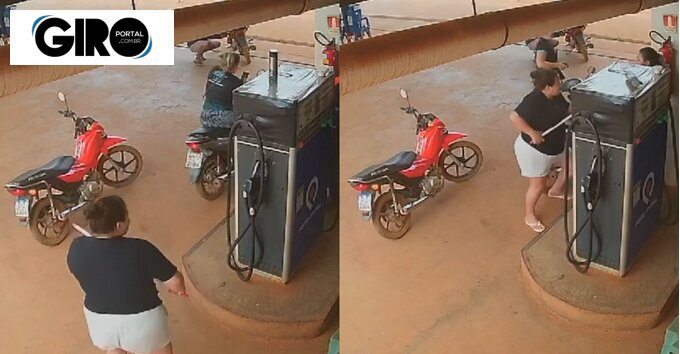 Mulher é presa por agredir frentista após descobrir troca de mensagens entre marido e vítima em Medicilândia