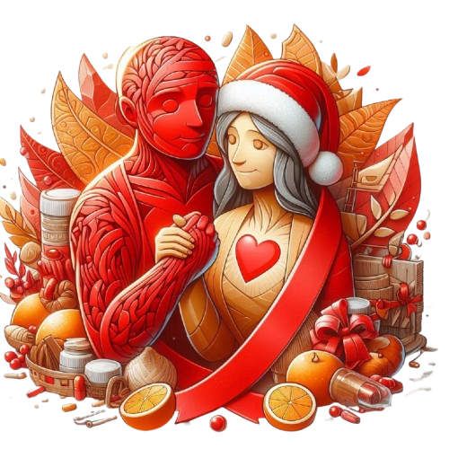 Dezembro Vermelho e Laranja