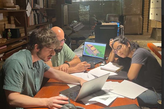 Equipe do Museu Internacional de Foz do Iguaçu acompanha estudos do projeto arquitetônico