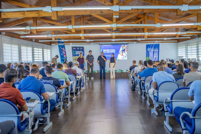 Estado promove capacitação para gestores do esporte e celebra Selo Plus de 75 cidades