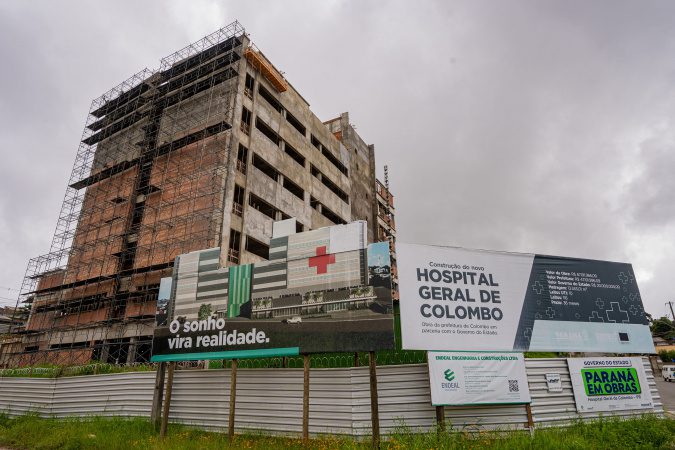 Estado vistoria obras do Hospital de Colombo e do AME de Almirante Tamandaré