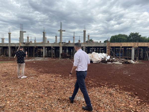 Obra em Londrina: primeiro colégio agrícola tecnológico do Paraná atinge 17% de conclusão