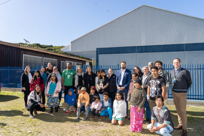 Novas salas e internet via satélite: escola indígena de Pontal do Paraná é modernizada