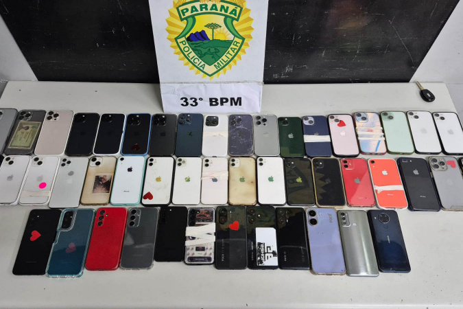 PM prende 5 pessoas e recupera 54 celulares furtados em festival na Pedreira Paulo Leminski