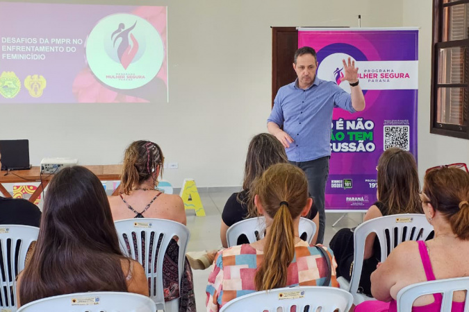 Em Guaratuba, palestra do Mulher Segura Paraná destaca prevenção ao feminicídio