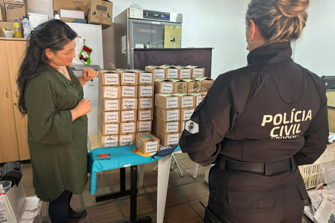PCPR e PMPR doam cetamina apreendida para tratar animais do Zoológico de Curitiba