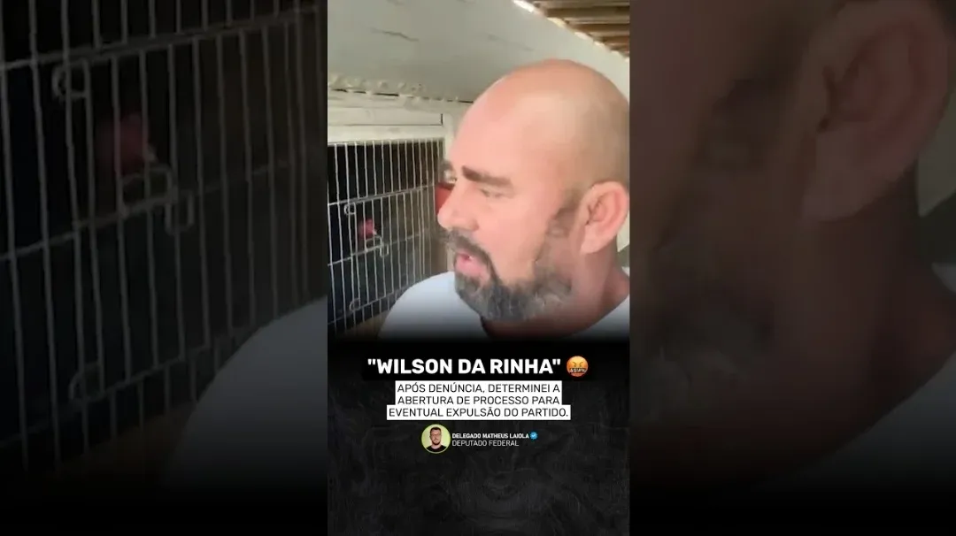 Após denúncias, União Brasil investiga vereador conhecido como ‘Wilson da Rinha’