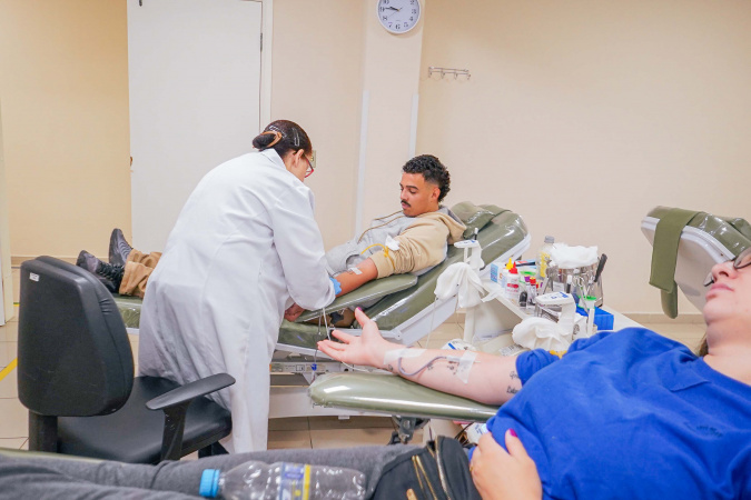 Junho Vermelho: Hemepar reforça pedido de doação de sangue dos tipos O+ e O-