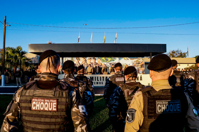 PMPR reforça segurança na Tríplice Fronteira com a Companhia de Choque