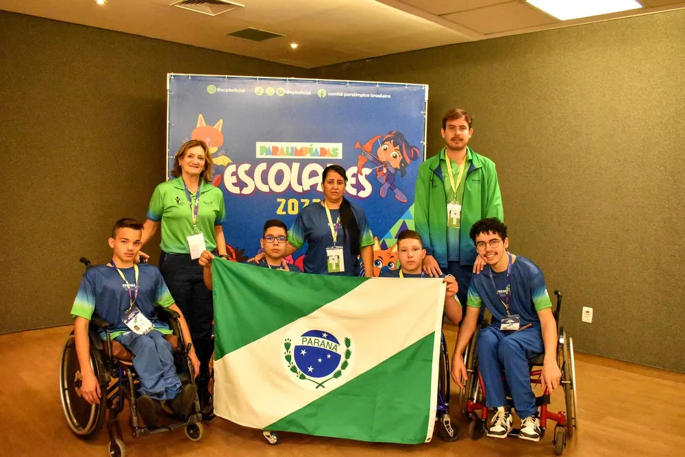 Paraná disputa seis modalidades na fase nacional das Paralimpíadas Escolares